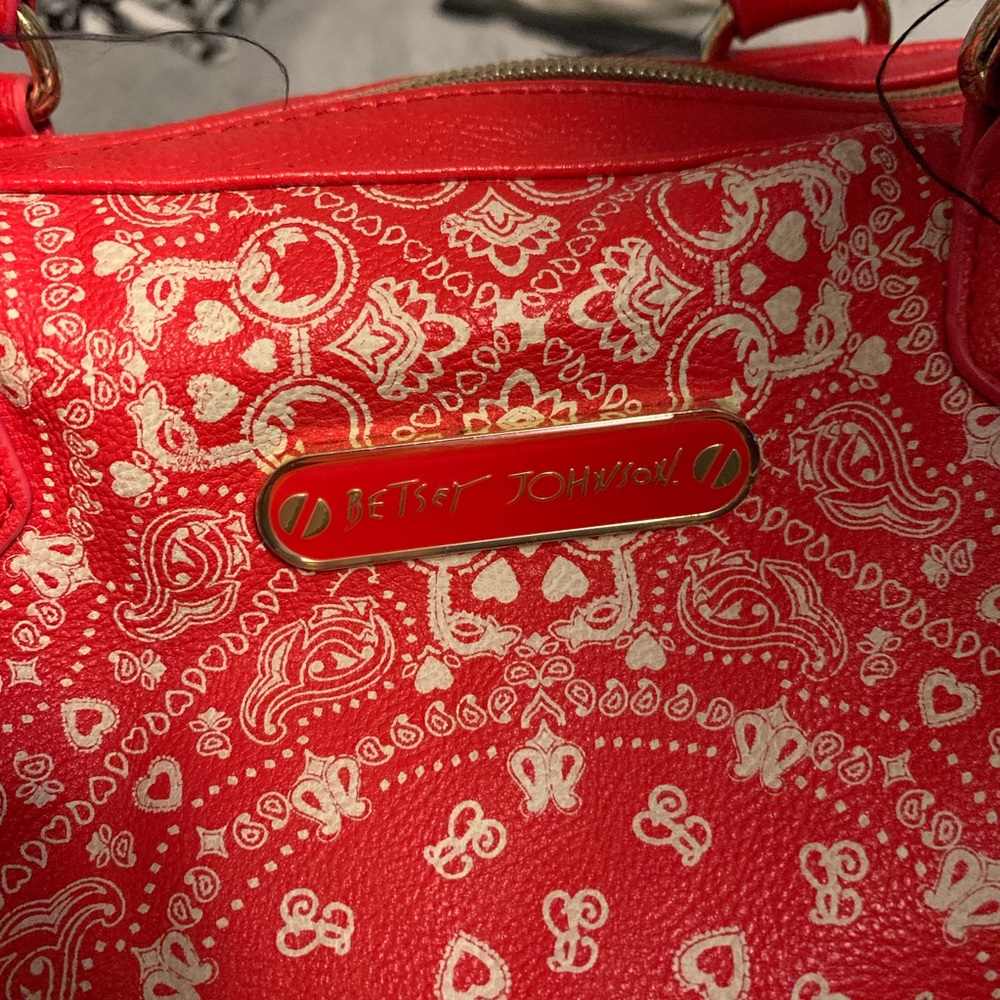 Red Betsy Johnson purse